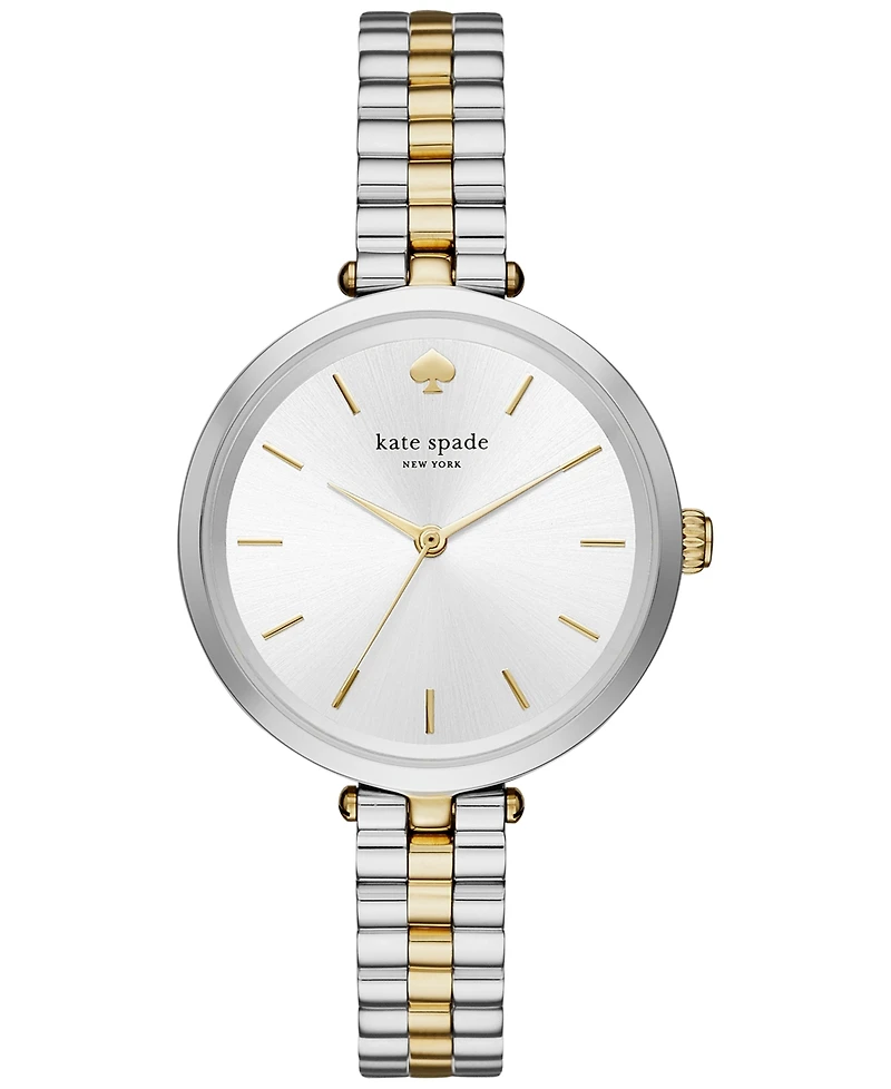 kate spade new york Women's Holland Two-Tone Stainless Steel Bracelet Watch 34mm KSW1119