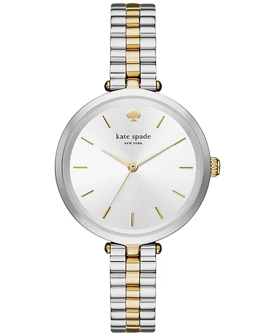 kate spade new york Women's Holland Two-Tone Stainless Steel Bracelet Watch 34mm KSW1119