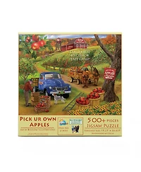 SunsOut Pick Ur Own Apples 500 piece Jigsaw Puzzle for Adults Large Pieces