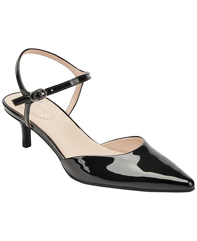 Bandolino Women's Rose Ankle Strap Kitten Heel Pumps