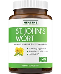 Healths Harmony St John's Wort Capsules, Mental Health and Mood Support, Anti Inflammatory Supplement, Health's Harmony, 120ct