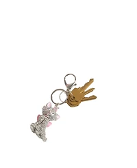 Disney Aristocats Marie Crystal Pave Bag Charm Keychain – Officially Licensed