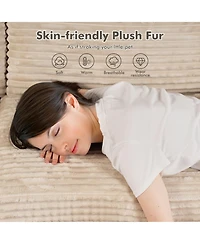 Xizzi 98'' Modular Sectional Sofa Couch, 5-Piece Comfy Corduroy Fabric Couch for Living Room, Modern L-Shaped Deep Seat with Chaise Ottoman