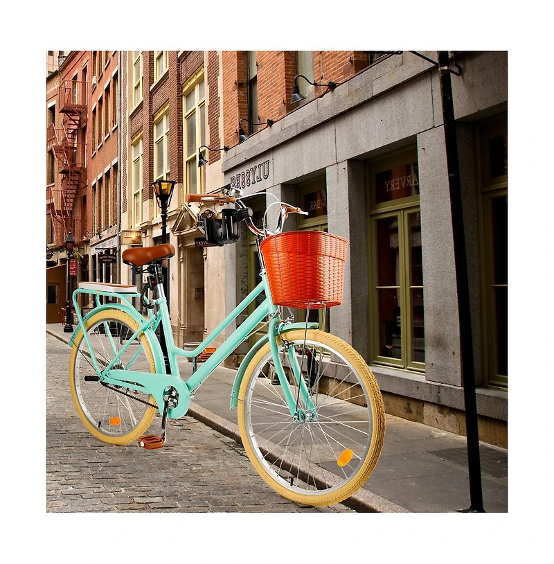 Artudatech 26-Inch Low Step Cruiser Bike with Passenger Seat & Dual Brakes, Free Bottle Holder