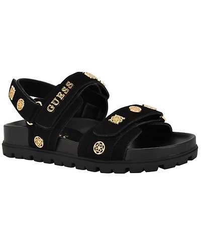 Guess Women's Florizy Lug Sole Footbed Sandal