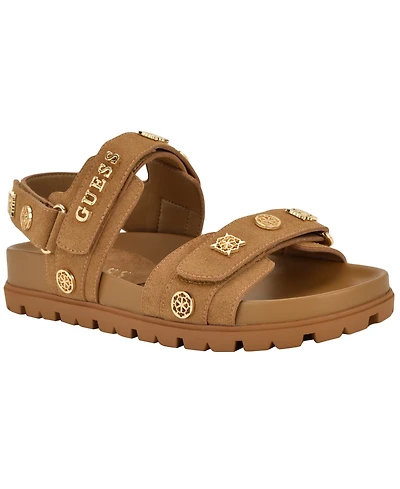 Guess Women's Florizy Lug Sole Footbed Sandal