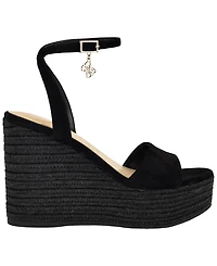Guess Women's Everly Espadrille Platform Wedge Sandals