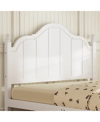 Boyel Living Queen Size Wooden Bed Frame with Headboard Vintage Platform Bed with Slats Support Easy Assembly
