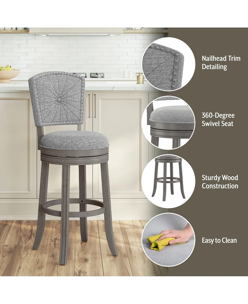 Hillsdale Santa Clara Ii Swivel Bar Stool