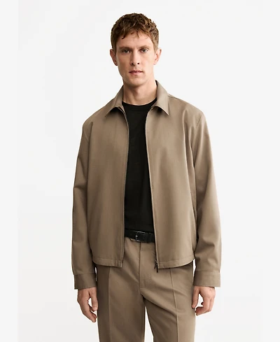 Mango Men's Italian Wool Jacket