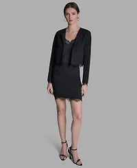 Bcbg Lace Skirt Suit