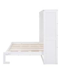 Streamdale Furniture Full Size Murphy Bed Wall Bed, White