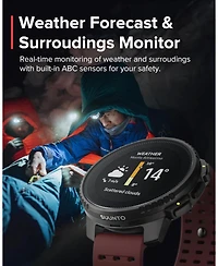 Suunto Vertical Steel Solar Gps Sports Watch with Sapphire Touchscreen, Heart Rate and Sleep Tracker - Canyon