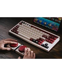 8Bitdo Retro Programmable Bluetooth Wireless Mechanical Gaming Keyboard - Fami Edition - 85HA01