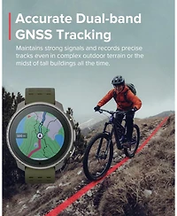 Suunto Vertical Steel Solar Gps Sports Watch with Sapphire Touchscreen, Heart Rate and Sleep Tracker - Canyon