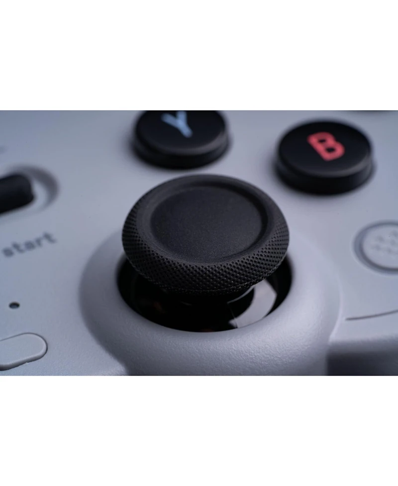 8Bitdo Pro 2 Bluetooth Wireless Gaming Controller with Hall Effect Joystick Update for Switch, Pc, Android, and Steam Deck & Apple - Gray