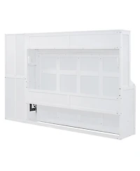 Streamdale Furniture Streamdale Queen Murphy Bed with Closet & Drawers