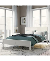 Streamdale Furniture Queen Solid Wood Platform Bed