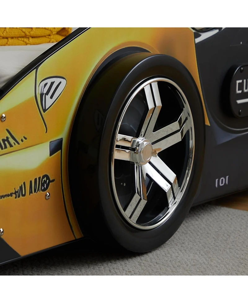 Streamdale Furniture Cool Cartoon Car Bed - Kids' Racing Bed with Stylish Dog Design