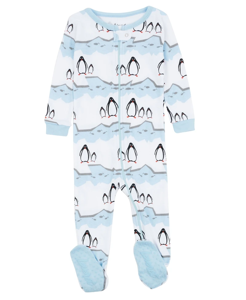Leveret Baby Footed Fleece Holiday Pajamas