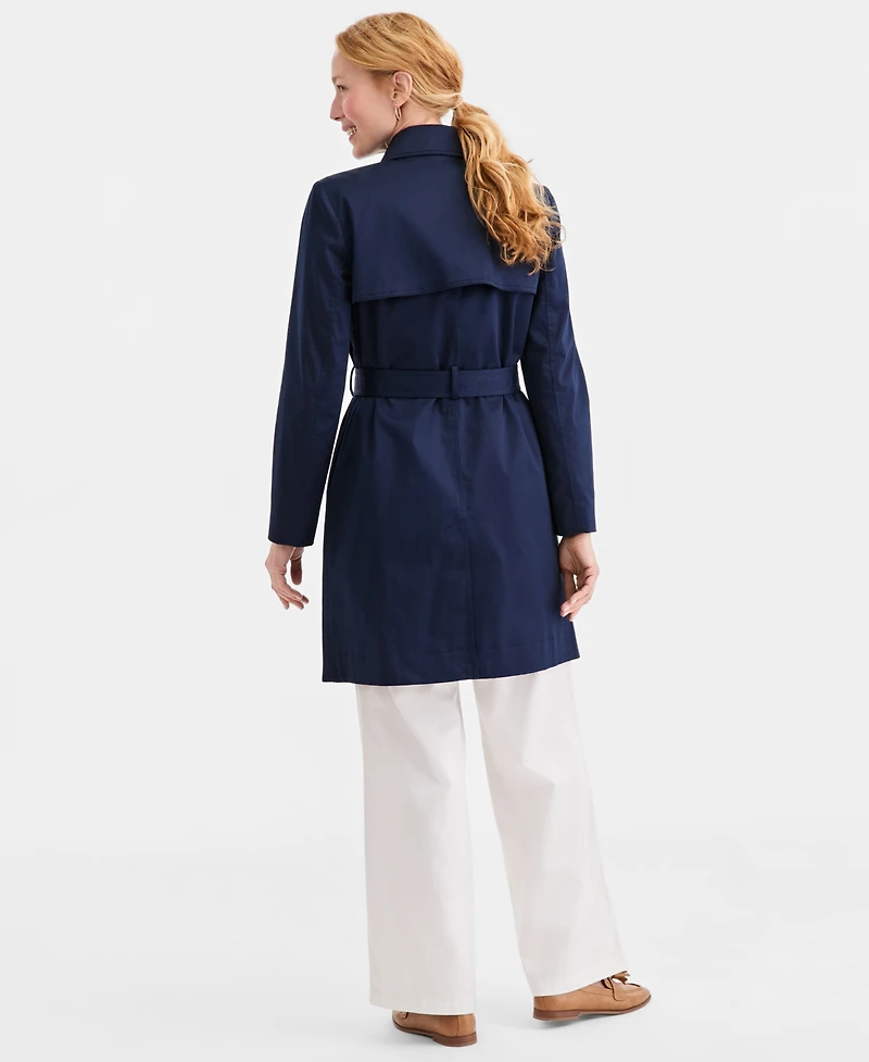 Style & Co Women's Classic Trench Coat, Created for Macy's
