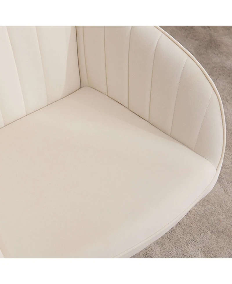 Streamdale Furniture Luxurious Ergonomic Office Chair with Gold Base for Comfort and Style