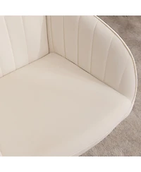 Streamdale Furniture Luxurious Ergonomic Office Chair with Gold Base for Comfort and Style