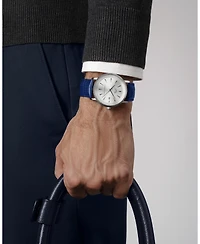 Porsamo Bleu Men's Veritas 2 Genuine Leather Band Watch 1362BVEL