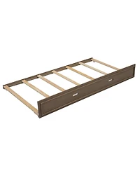Streamdale Furniture Full Size Wood Daybed with Storage Shelves, Usb, Led, and Trundle