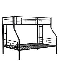 Streamdale Furniture Twin Over Full Metal Bunk Bed, No Box Spring Needed, Large Under Bed Storage, Easy Assemble