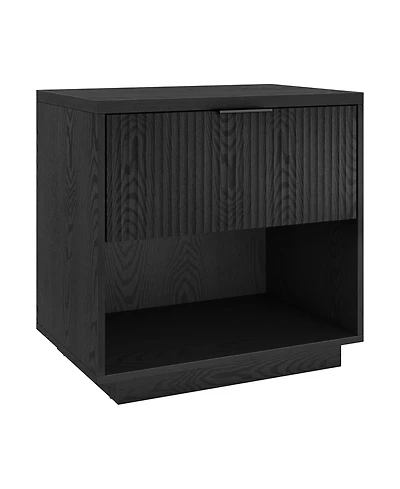 Hudson & Canal Karten 24" Wide Rectangular Fluted Nightstand