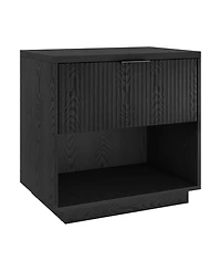 Hudson & Canal Karten 24" Wide Rectangular Fluted Nightstand