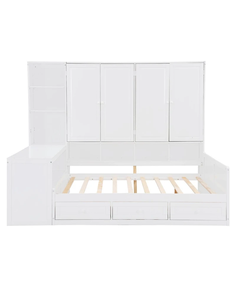 Streamdale Furniture Daybed with Drawers & All-in-One Cabinet