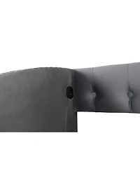 Streamdale Furniture Upholstered Daybed with Storage, Twin Size