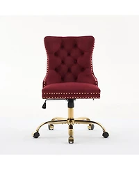 Streamdale Furniture Velvet Home Office Chair