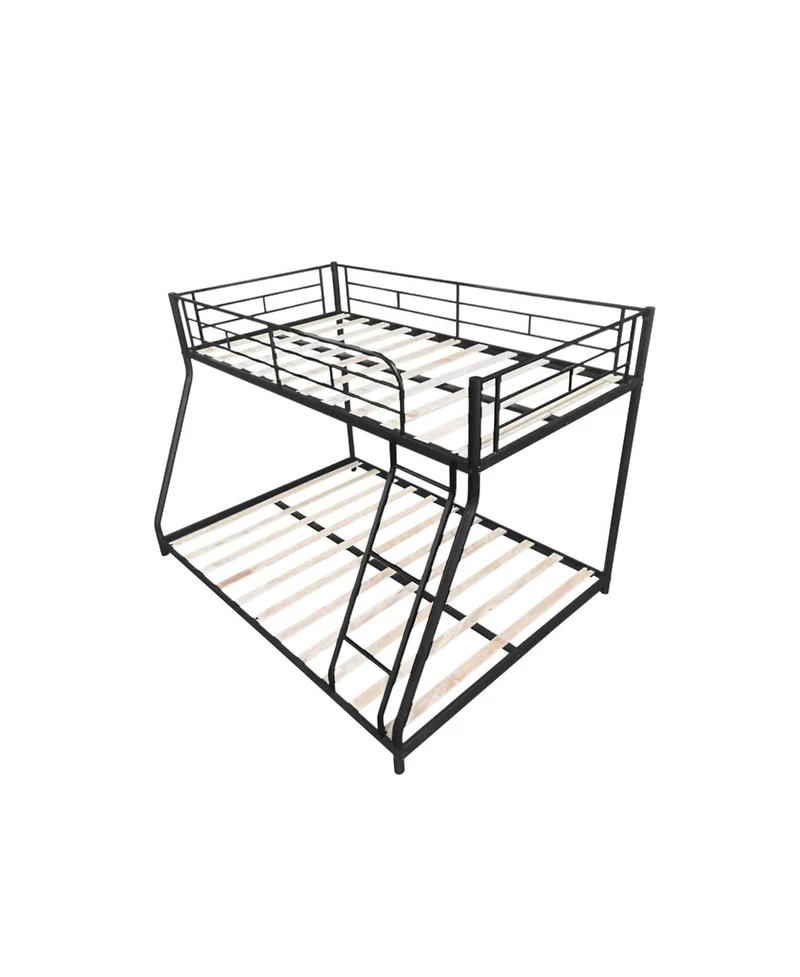 Streamdale Furniture + Twin Over Full + Metal + Sturdy, Squeak-Free, No Box Spring + Bunk Bed