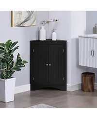 Streamdale Furniture Corner Cabinet with Doors & Shelves