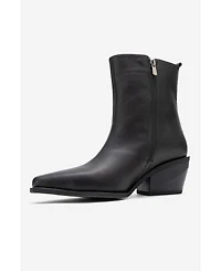 Forever & Always Shoes Lexia Leather Western Boot (Women)