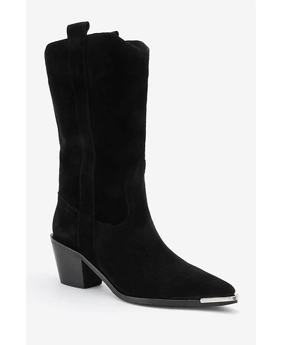 Forever & Always Women's Shoes Alvi Leather Western Boot