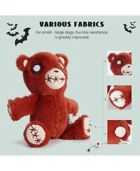 Nocciola Halloween Dog Toy for Small Dogs, Durable and Cute Stuffing Dog Toy, Squeaky Bear Puppy Toy, Interactive Dog Toys, Perfect Present for Small