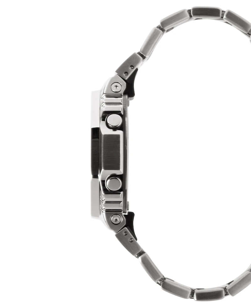 G-Shock Men's Japanese Quartz Silver-Tone Stainless Steel Watch, 44.4mm