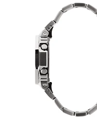 G-Shock Men's Japanese Quartz Silver-Tone Stainless Steel Watch, 44.4mm