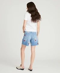 Driftwood Women's Cayla Printed High-Rise Shorts