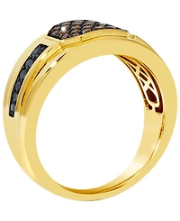 Le Vian chocolate & Blackberry Diamond Ring (3/4 ct. t.w.) in 14k Honey Gold