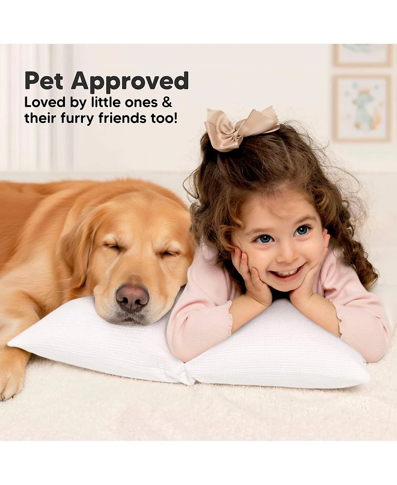 KeaBabies Toddler Lyra Organic Cotton Muslin Pillowcase, 13x18