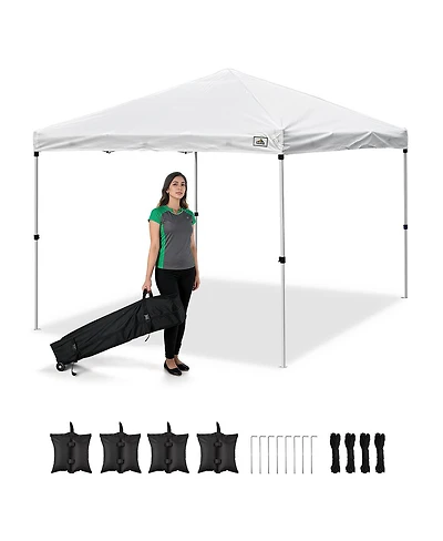 InstaHibit Ez Go 10x10ft Pop Up Canopy Outdoor Instant Tent Tradeshow Art Market