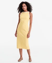 On 34th Women's Ringer-Trim Sleeveless Knit Midi Dress, Macy's Exclusive