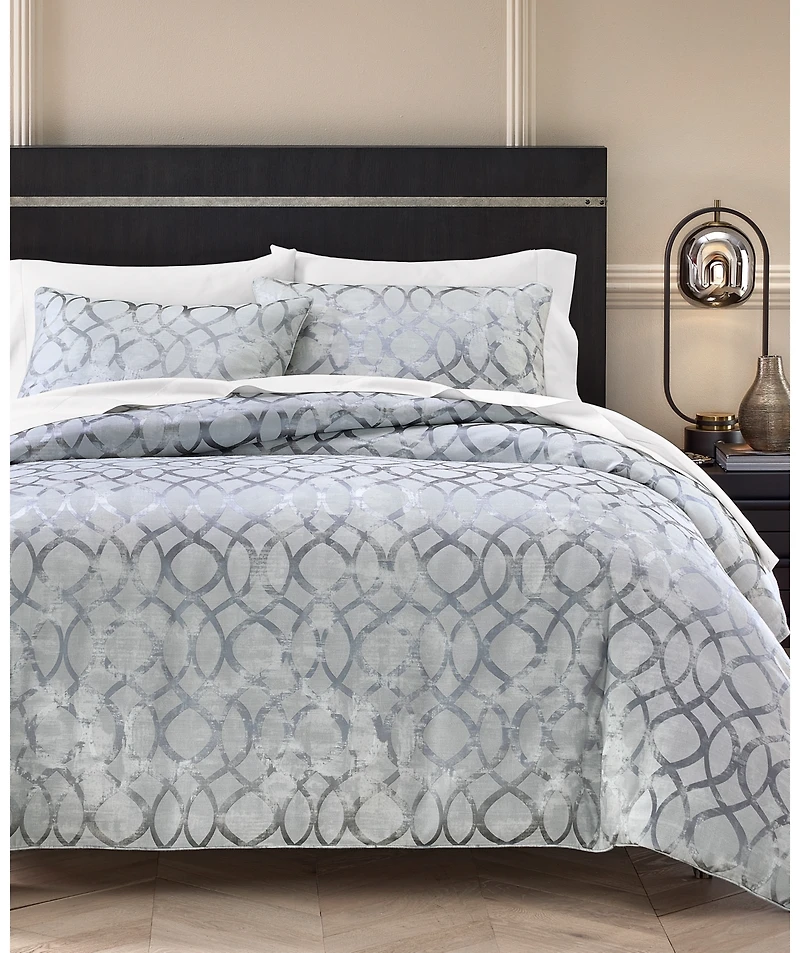Hotel Collection Helix 3-Pc. Duvet Cover Set, King, Exclusively at Macy's