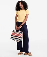 On 34th Women's Tipped Meet & Greet T-Shirt, Macy's Exclusive