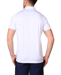 Tailorbyrd Men's Solid Melange Performance Polo